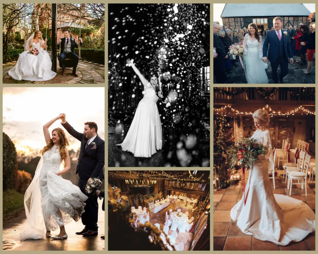 Winter Weddings collage